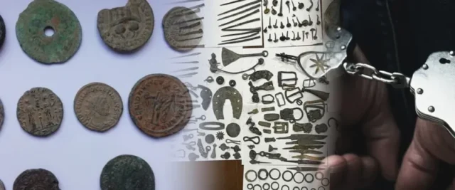 Monedha-te-vjetra-me-vlere-historike.-Foto-nga-Policia-e-Maqedonise-se-Verut