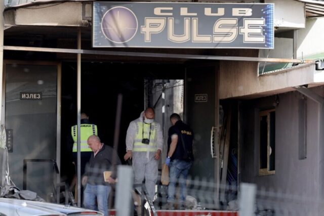 Dozens reported dead after a fire breaks out at a nightclub in Kocani