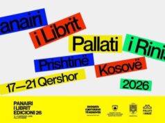 PANAIRI I 26-TË I LIBRIT “PRISHTINA 2026” HAPET MË 17 QERSHOR NË PALLATIN E RINISË