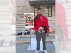 Rama postoi foton e tij, reagon protestuesi: Ti je autori i halleve të mia