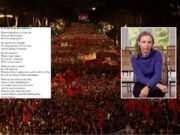 Mes protestave masive për largimin e Ramës, Lea Ypi ndan vargjet e Brehtit për revoltën popullore: Kur shfrytëzimi rritet, shtohet guximi