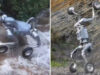ROBOTI KINEZ LËVIZ NË TERRENE SHKËMBORE DHE PËRSHKON MBI 30 KILOMETRA ME NJË BATERI (VIDEO)