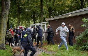 Trazira në protestën e ekstremit të djathtë në Hagë: 24 të arrestuar, armë të ndaluara dhe hetim për slogane antisemitike