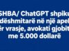 SHBA/ ChatGPT shpiku dëshmitarë në një apel për vrasje, avokati gjobitet me 5.000 dollarë