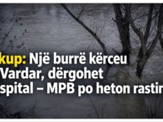 SHKUP/ Një burrë kërceu në lumin Vardar, dërgohet në spital