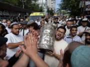 Pelegrinët hebrenj në Uman të Ukrainës: Ata nuk kanë frikë nga sulmet ajrore