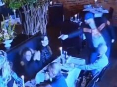 Tmerr në mes të restorantit, avokati tenton të vrarë ish-gruan, i bllokohet arma (VIDEO)