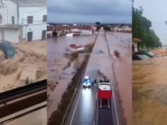 Përmbytje të fuqishme në Spanjë: Një grua 102-vjeçare humb jetën, rreth 90 persona shpëtohen në Madrigueras (Albacete)