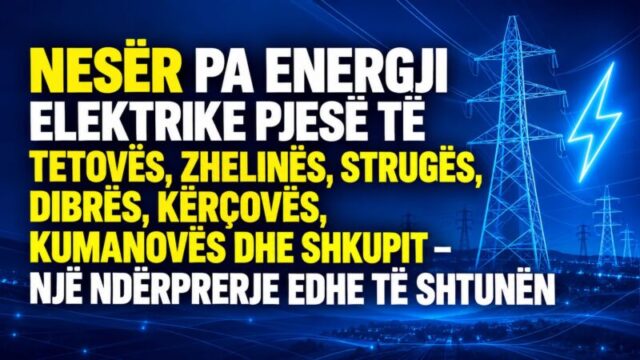 Scheduled Power Outages in North Macedonia