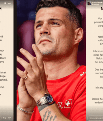 Granit Xhaka dënohet për përdorimin e certifikatës së falsifikuar të COVID-19: Gjobë me kusht prej 150 mijë frangash zvicerane